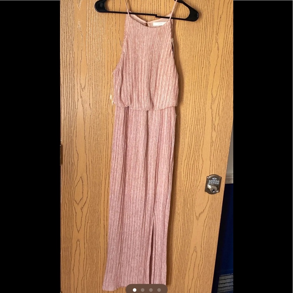 LUSH Pink Mauve Maxi Dress Small NEW NWT